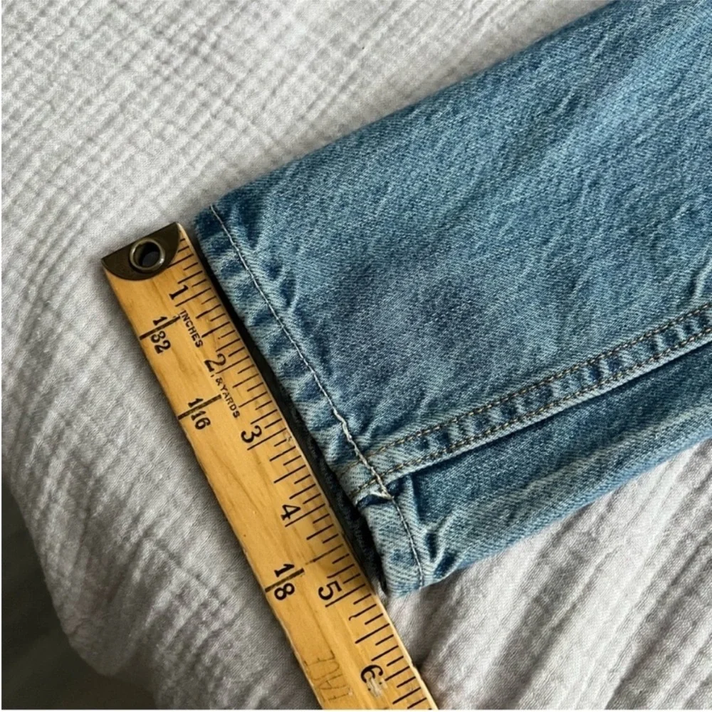 GRLFRND Kiara Mid-Rise Tomboy Jean in Domenico (blue) Size 24